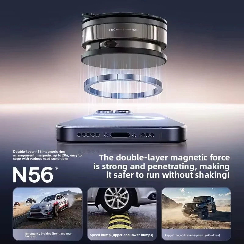 360° Magnetic Car Phone Mount (Hands-Free Driving)